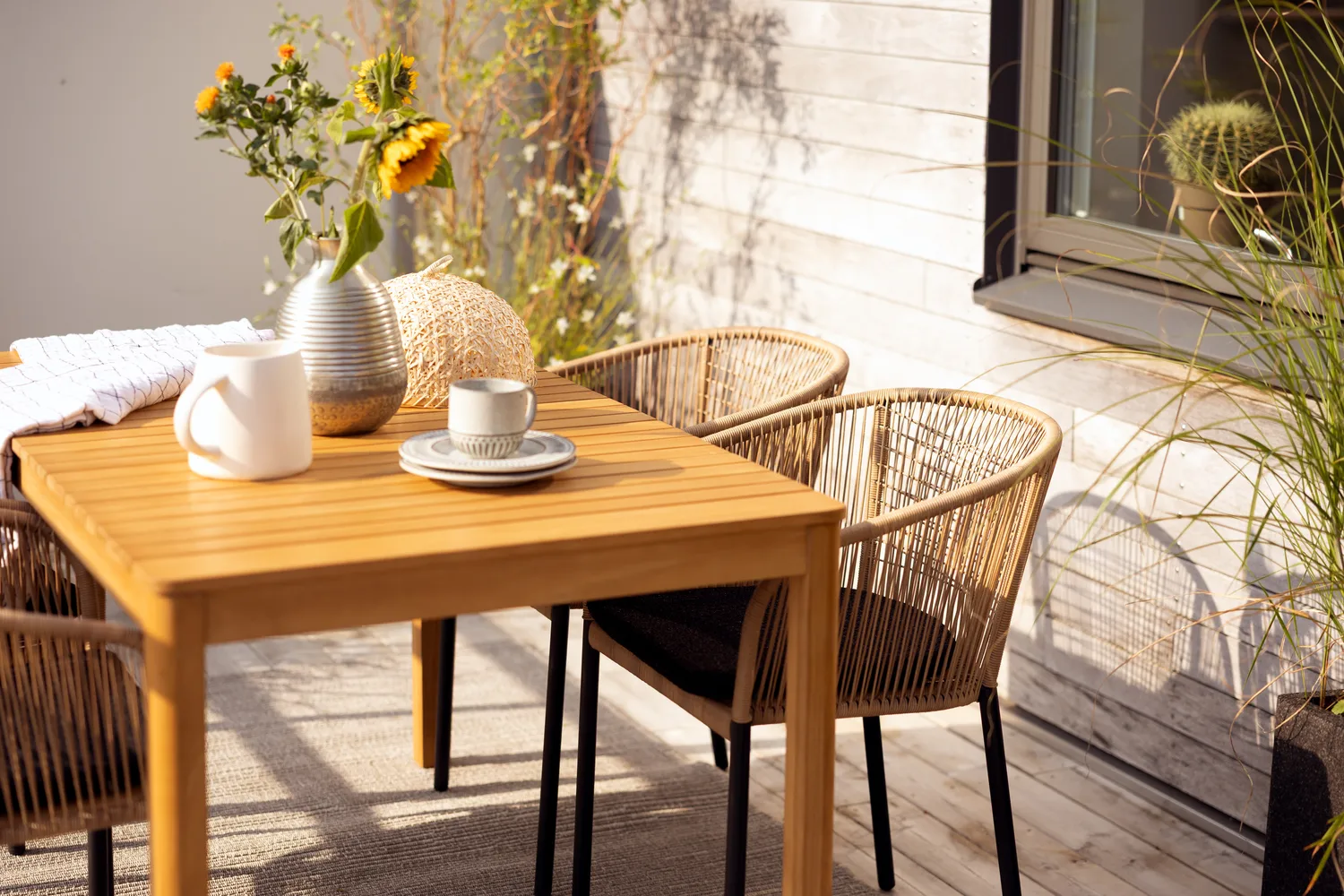 Joe dining table, Natural, 140x80 cm Brafab