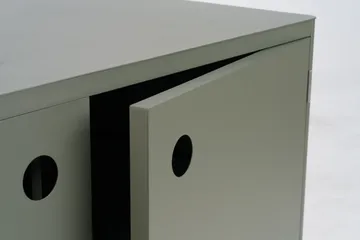 Kelia outdoor kitchen base cabinet with sink - Anthracite, 121x90x64 cm - Brafab