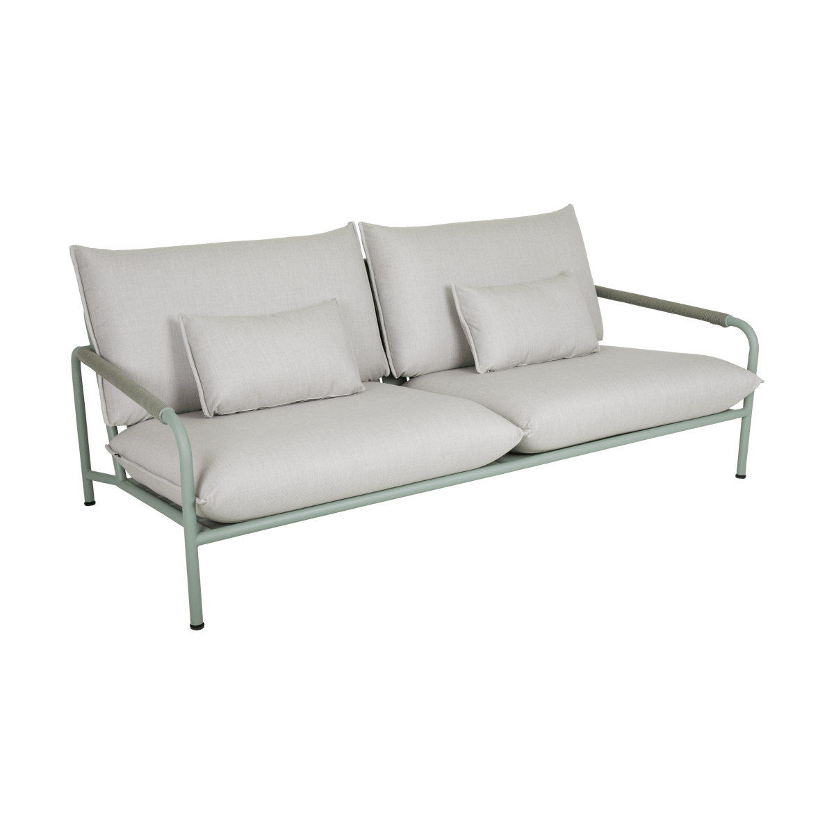 Brafab Lerberget 2,5 seat sofa Green-ash | Scandinavian Design | Green