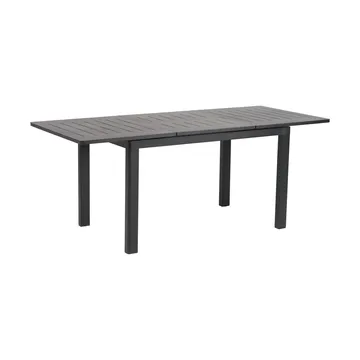 Lomma dining table - Black, 128-187x80x73 cm - Brafab