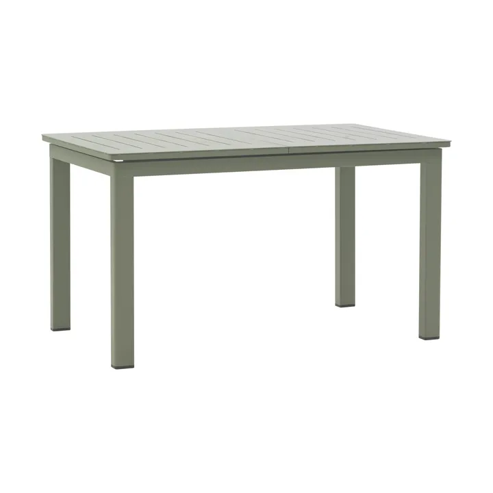 Lomma dining table - Dusty green, 128-187x80x73 cm - Brafab