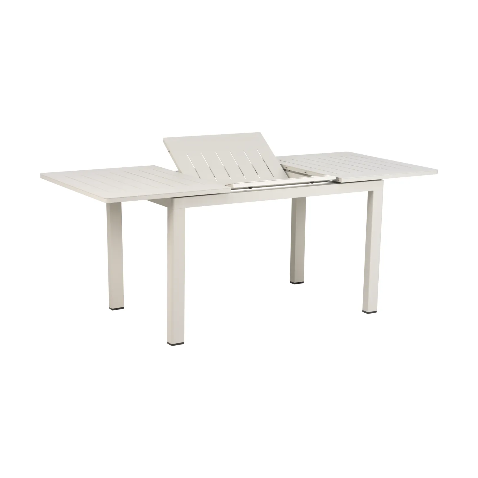 Lomma dining table, Light grey, 128-187x80x73 cm Brafab