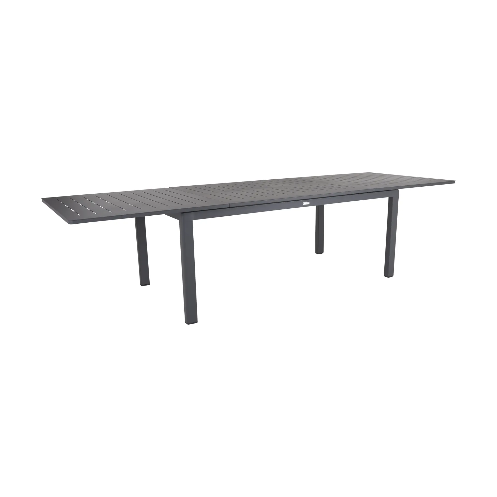 Lomma extendable dining table, Anthracite 194-312 cm Brafab