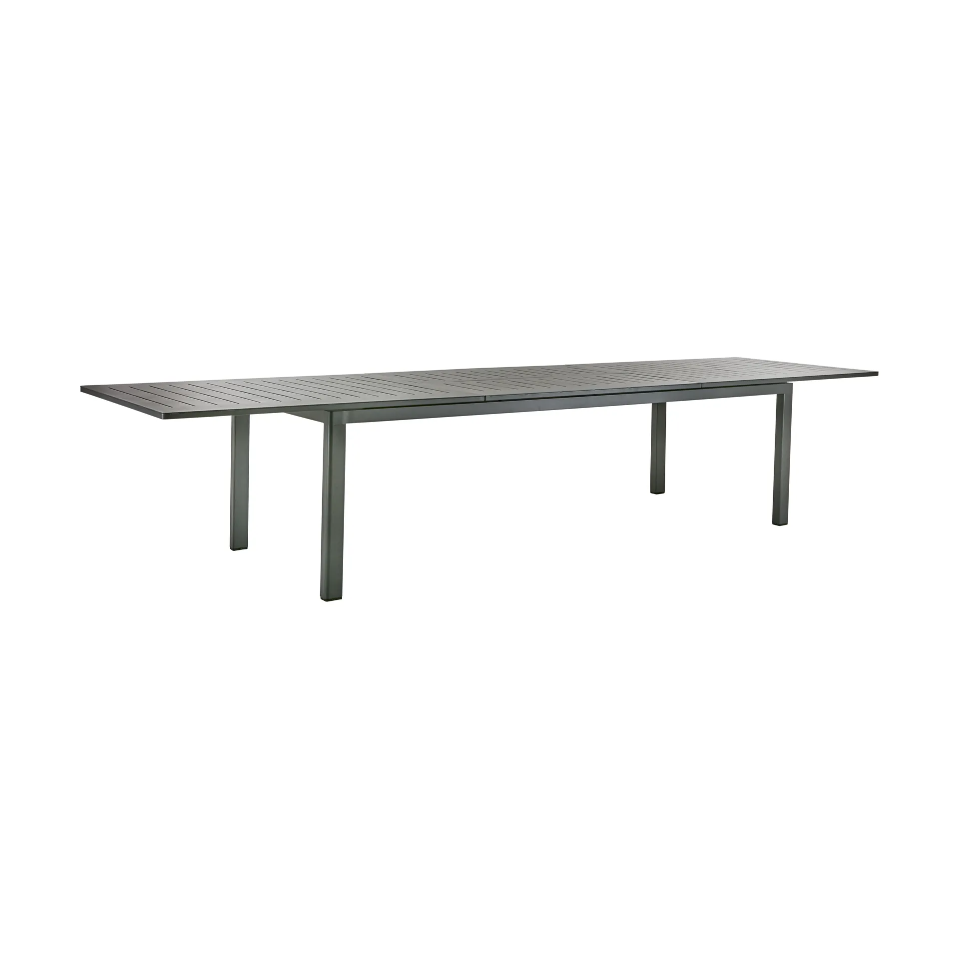 Lomma extendable dining table, Anthracite XL 260-380 cm Brafab