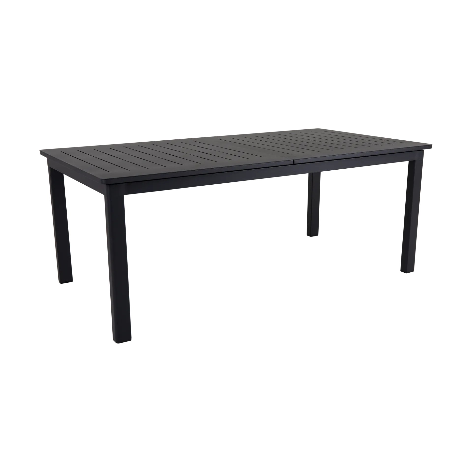 Lomma extendable dining table, Black 194-312 cm Brafab