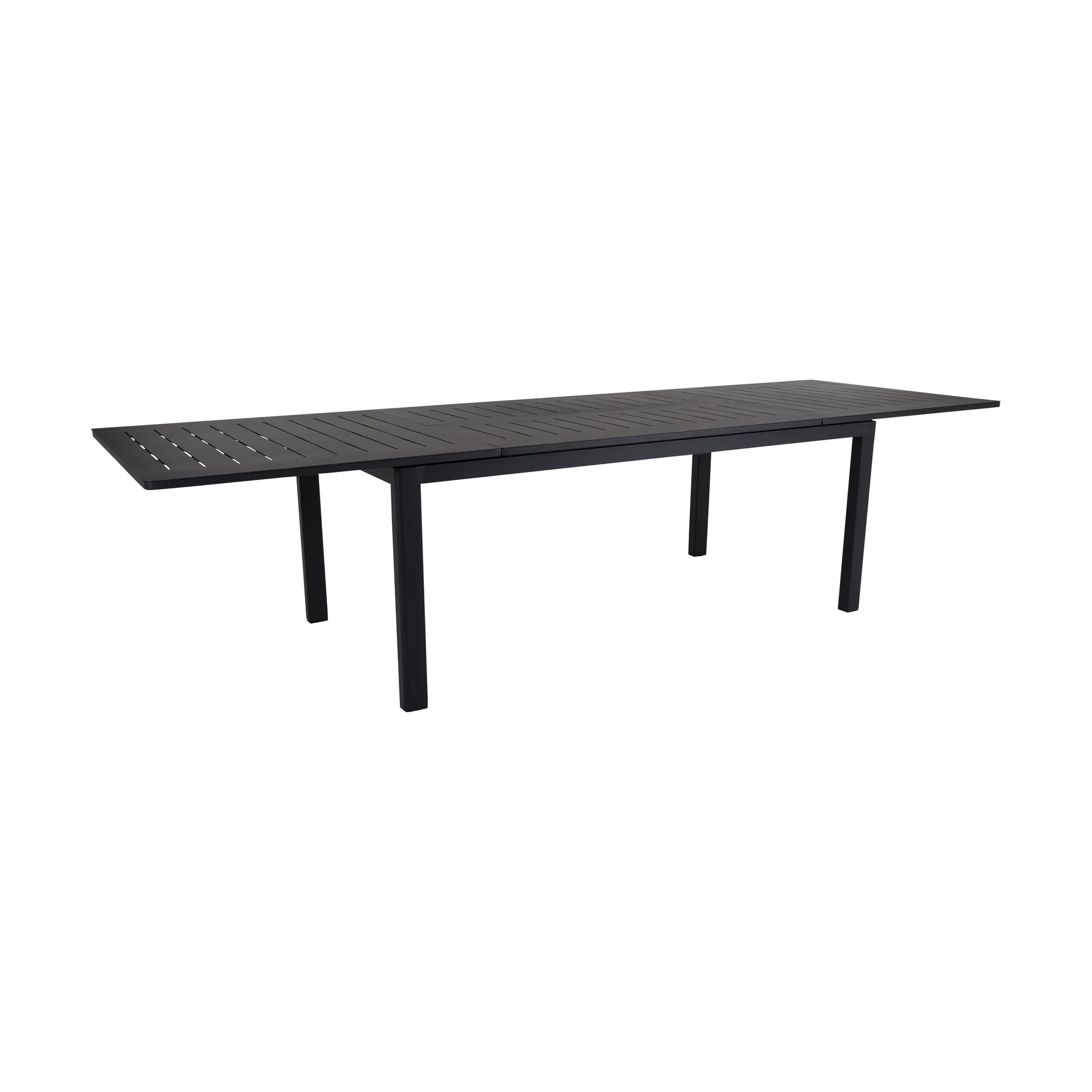 Lomma extendable dining table, Black 194-312 cm Brafab
