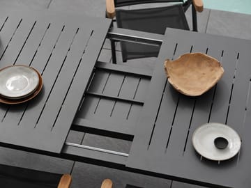 Lomma extendable dining table - Black 194-312 cm - Brafab