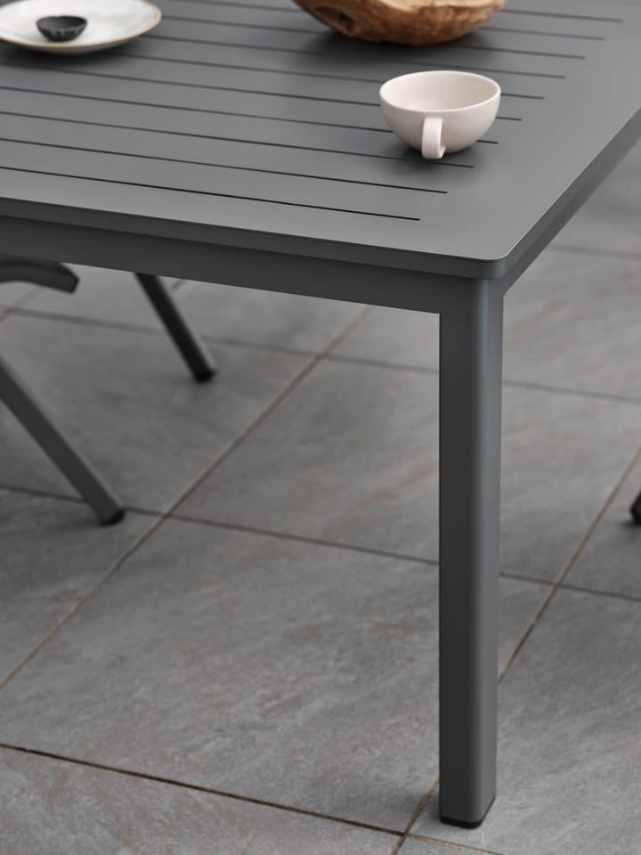 Lomma extendable dining table, Black 194-312 cm Brafab
