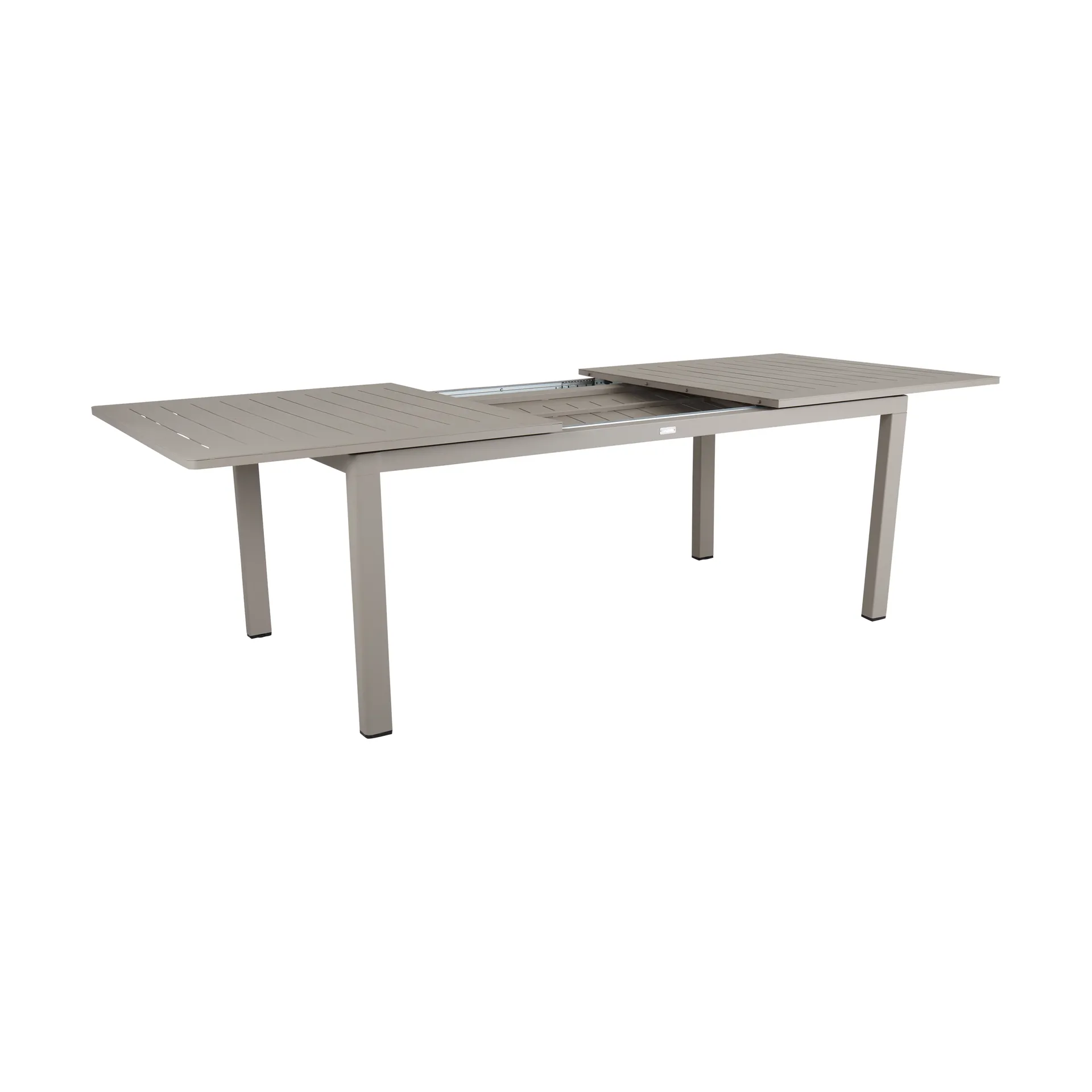 Lomma extendable dining table, Khaki 194-312 cm Brafab