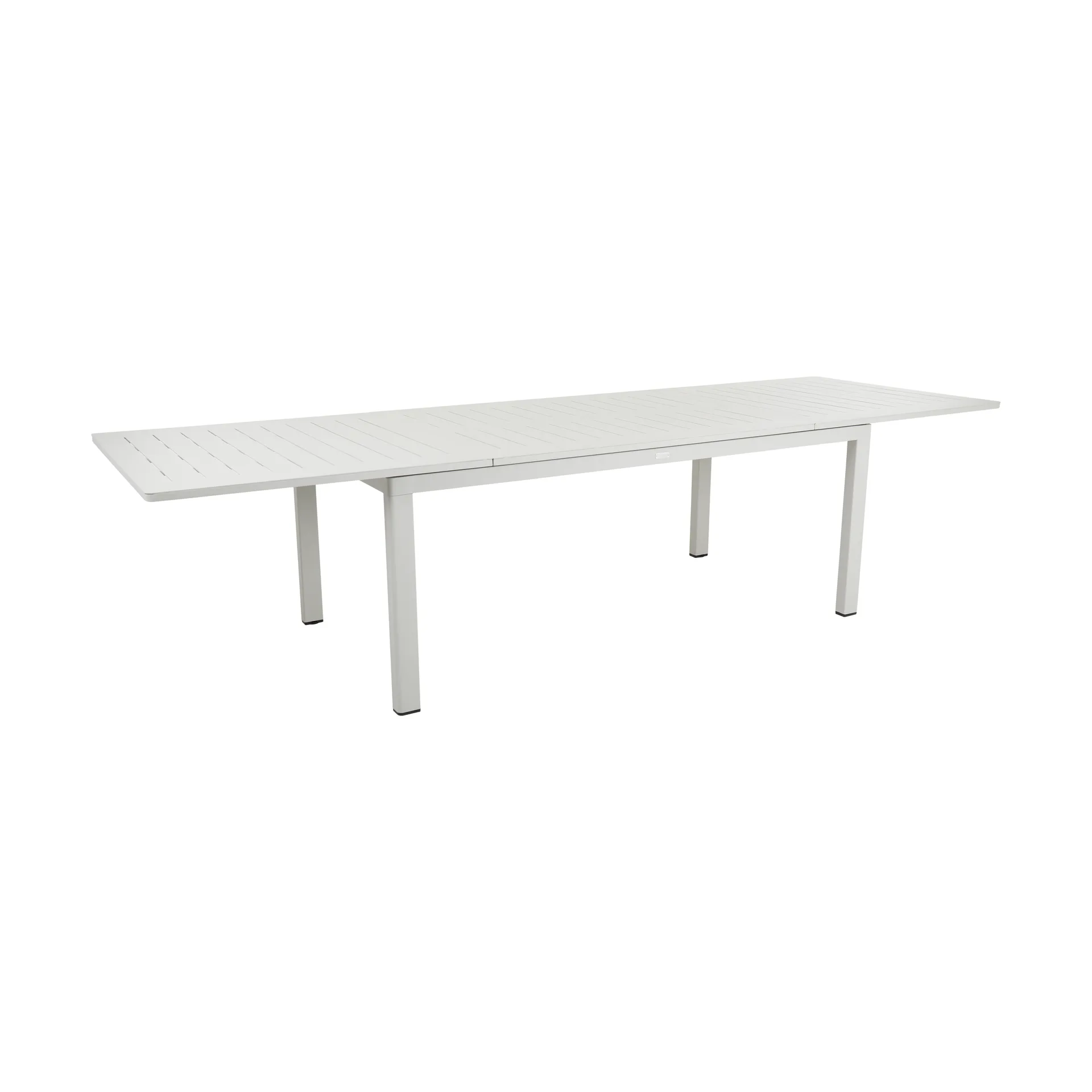 Lomma extendable dining table, Light grey 194-312 cm Brafab