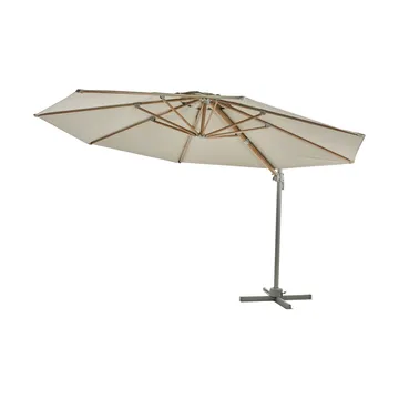 Luzzi free-hanging parasol - Khaki - Brafab