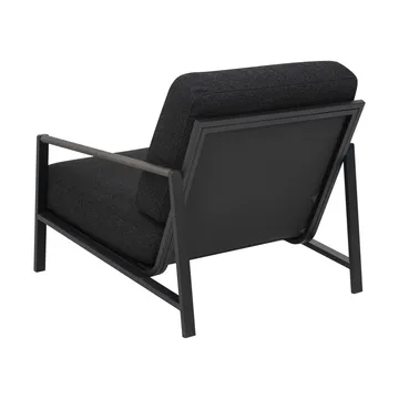Lyra armchair - Black-teddy black - Brafab