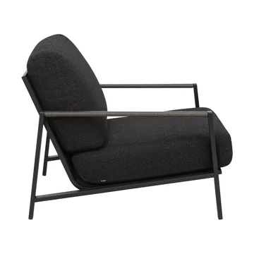 Lyra armchair - Black-teddy black - Brafab