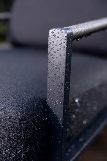 Lyra armchair - Black-teddy black - Brafab