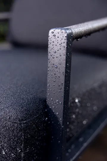 Lyra armchair - Black-teddy black - Brafab