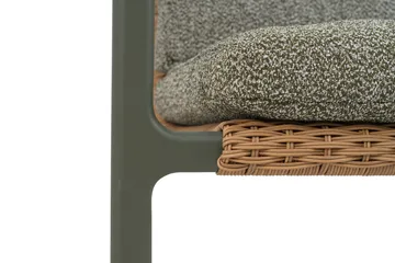 Motty armchair - Nordic green-teddy verde - Brafab