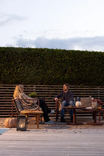 Motty armchair - Zin red-teddy beige - Brafab