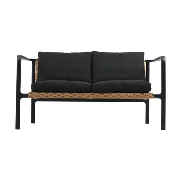 Motty sofa - Black-teddy black, 2 seater - Brafab
