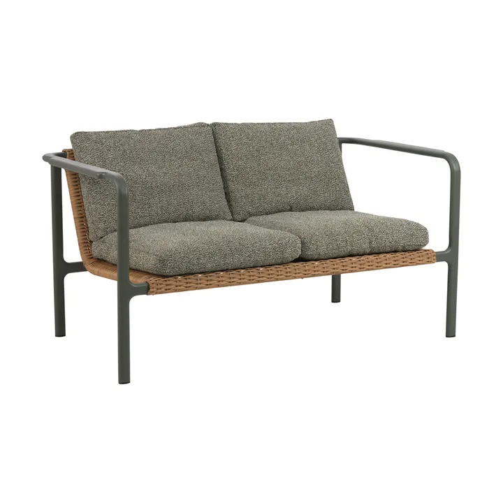 Motty sofa - Nordic green-teddy verde, 2-seater - Brafab