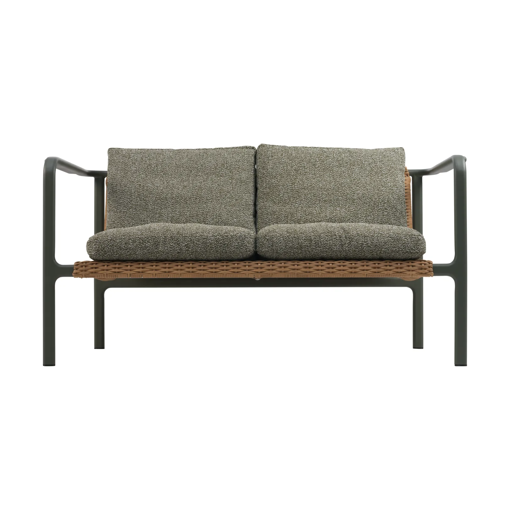 Motty sofa, Nordic green-teddy verde, 2-seater Brafab