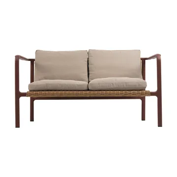 Motty sofa - Zin red-teddy beige, 2-seater - Brafab