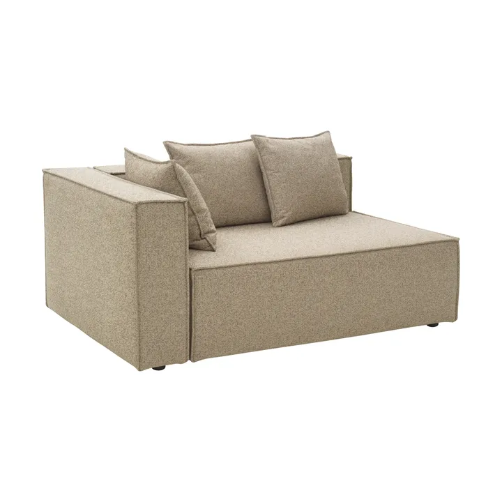 Muki sofa module - Light taupe, right end module - Brafab