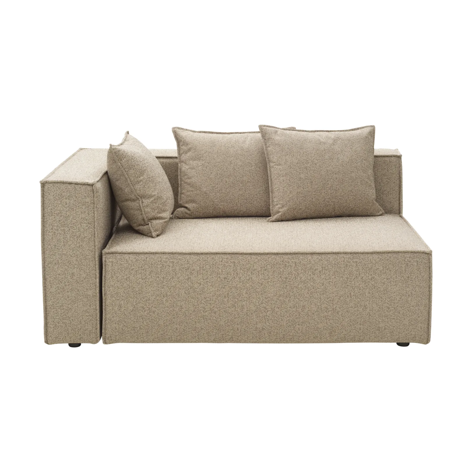 Muki sofa module, Light taupe, right end module Brafab