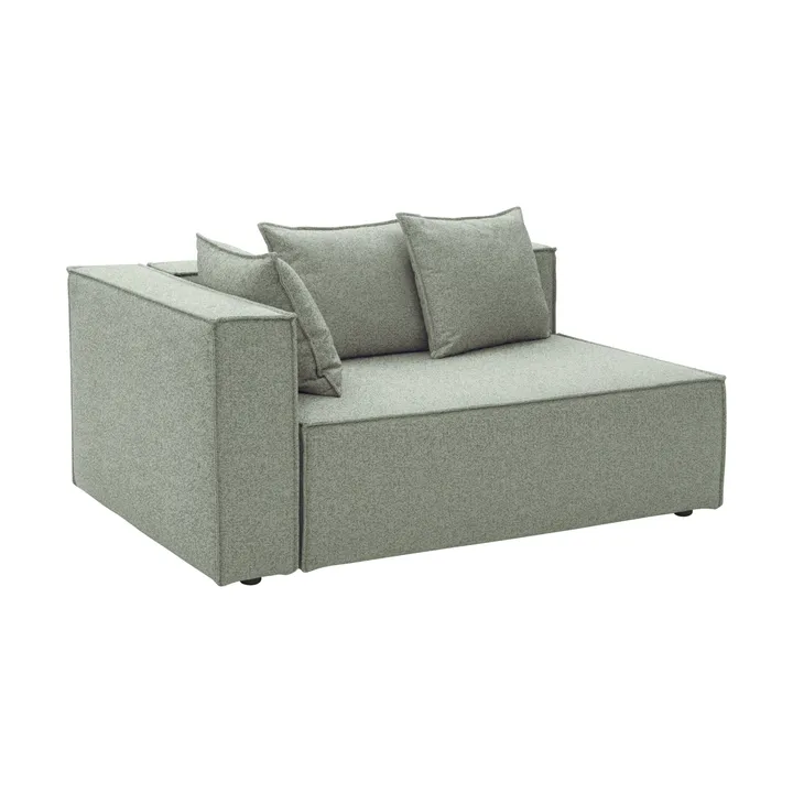 Muki sofa module - Sea green, right end module - Brafab