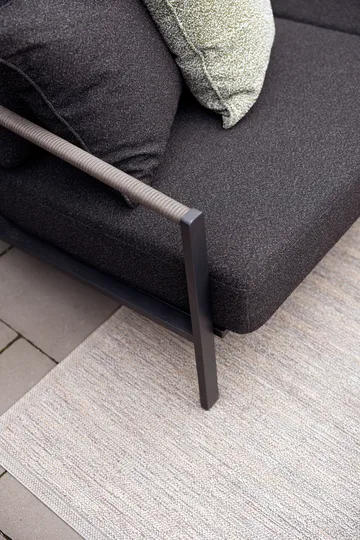 Naos sofa - Black-teddy black, 2.5-seater - Brafab