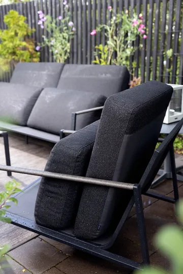 Naos sofa - Black-teddy black, 2.5-seater - Brafab