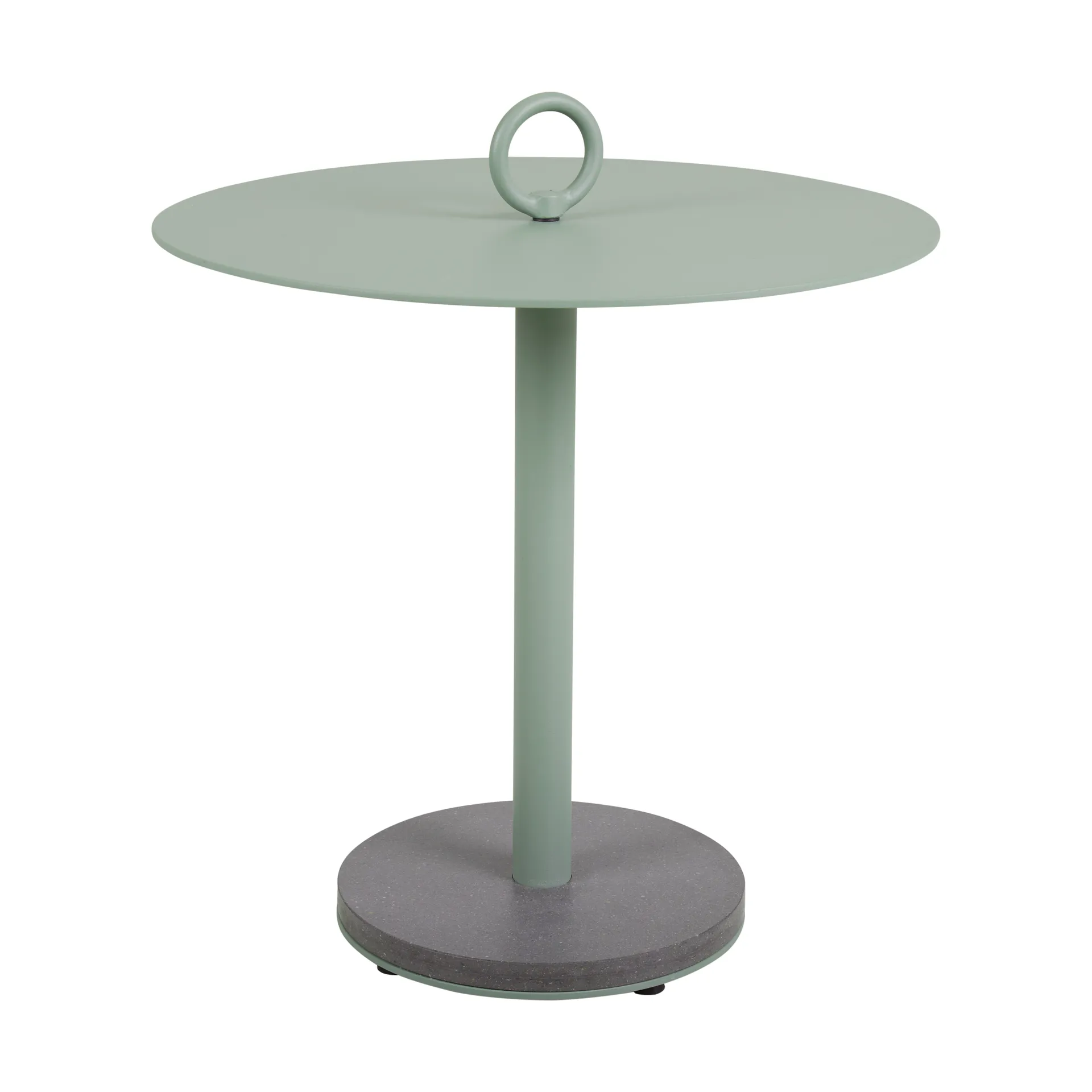 Niobe side table, Green Brafab