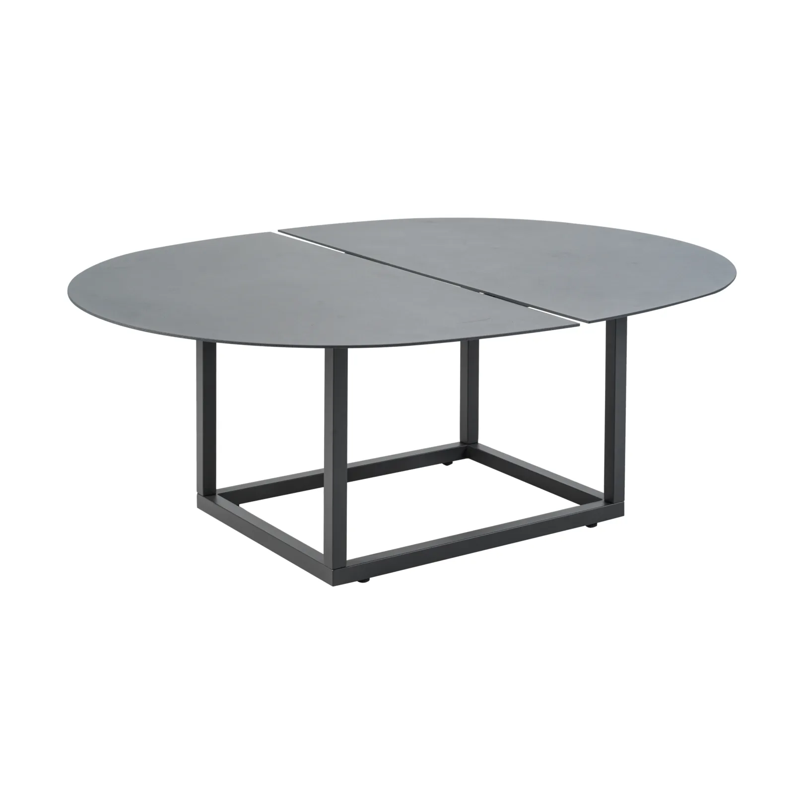 Olive coffee table, Anthracite, 110x80 cm Brafab