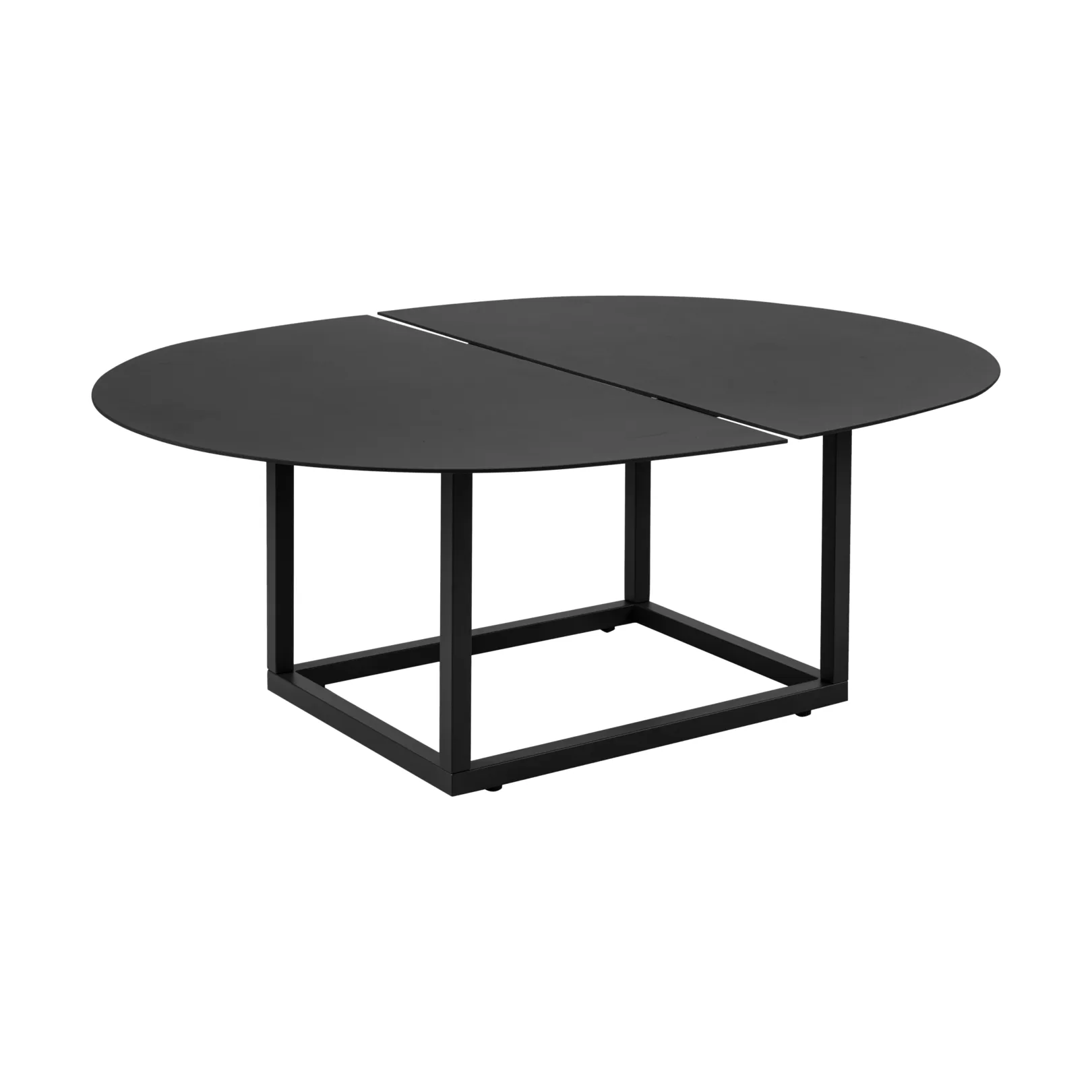 Olive coffee table, Black, 110x80 cm Brafab