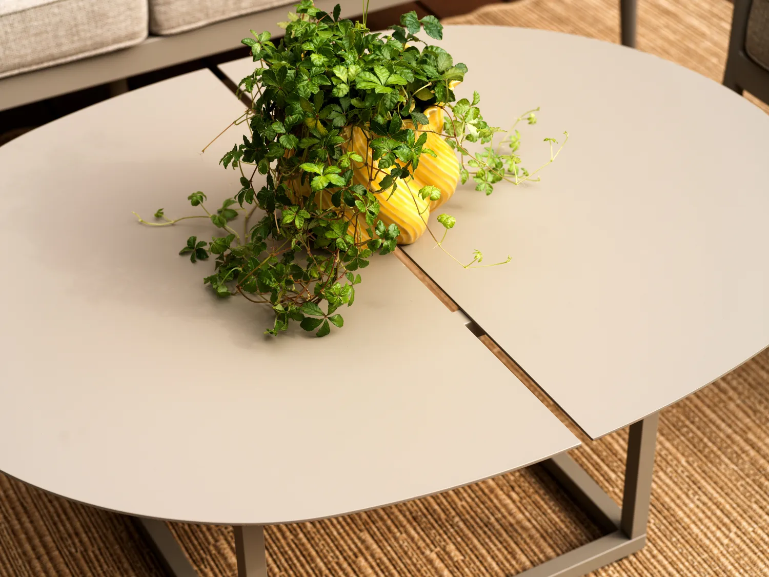 Olive coffee table, Khaki, 110x80 cm Brafab