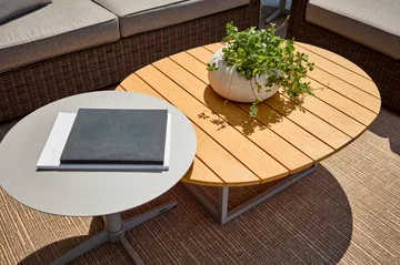 Olive coffee table - Khaki-bamboo, 110x80 cm - Brafab