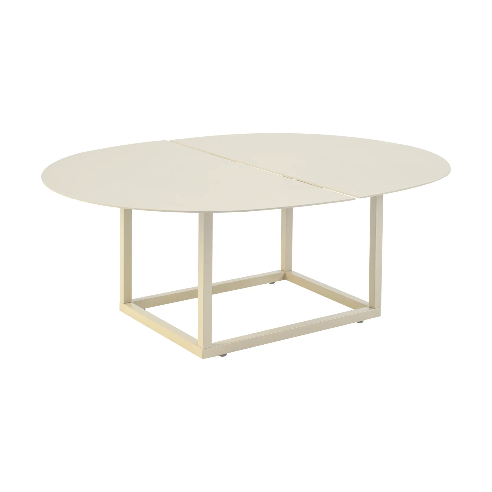 Olive coffee table, Pearl white, 110x80 cm Brafab