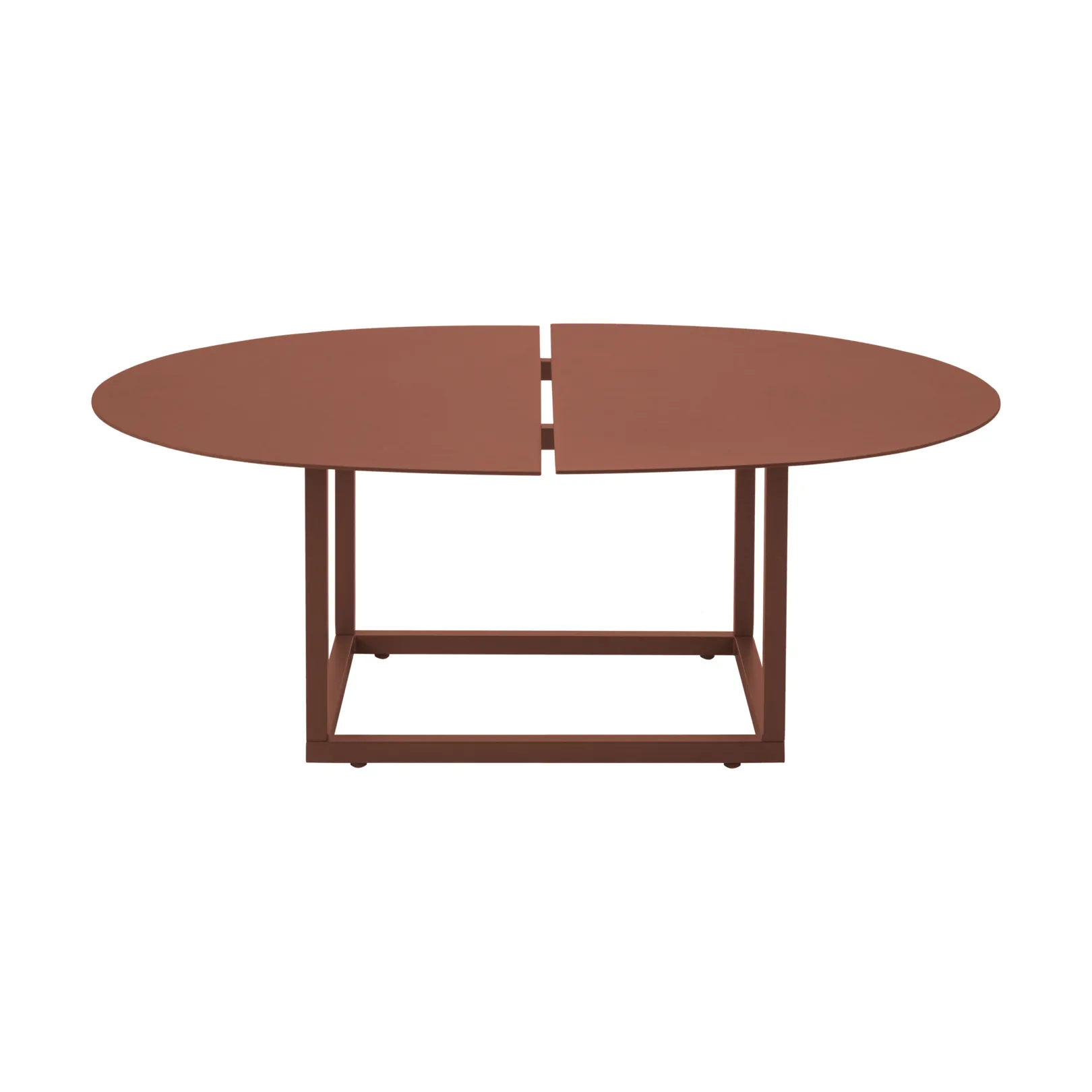 Olive coffee table, Zin red, 110x80 cm Brafab