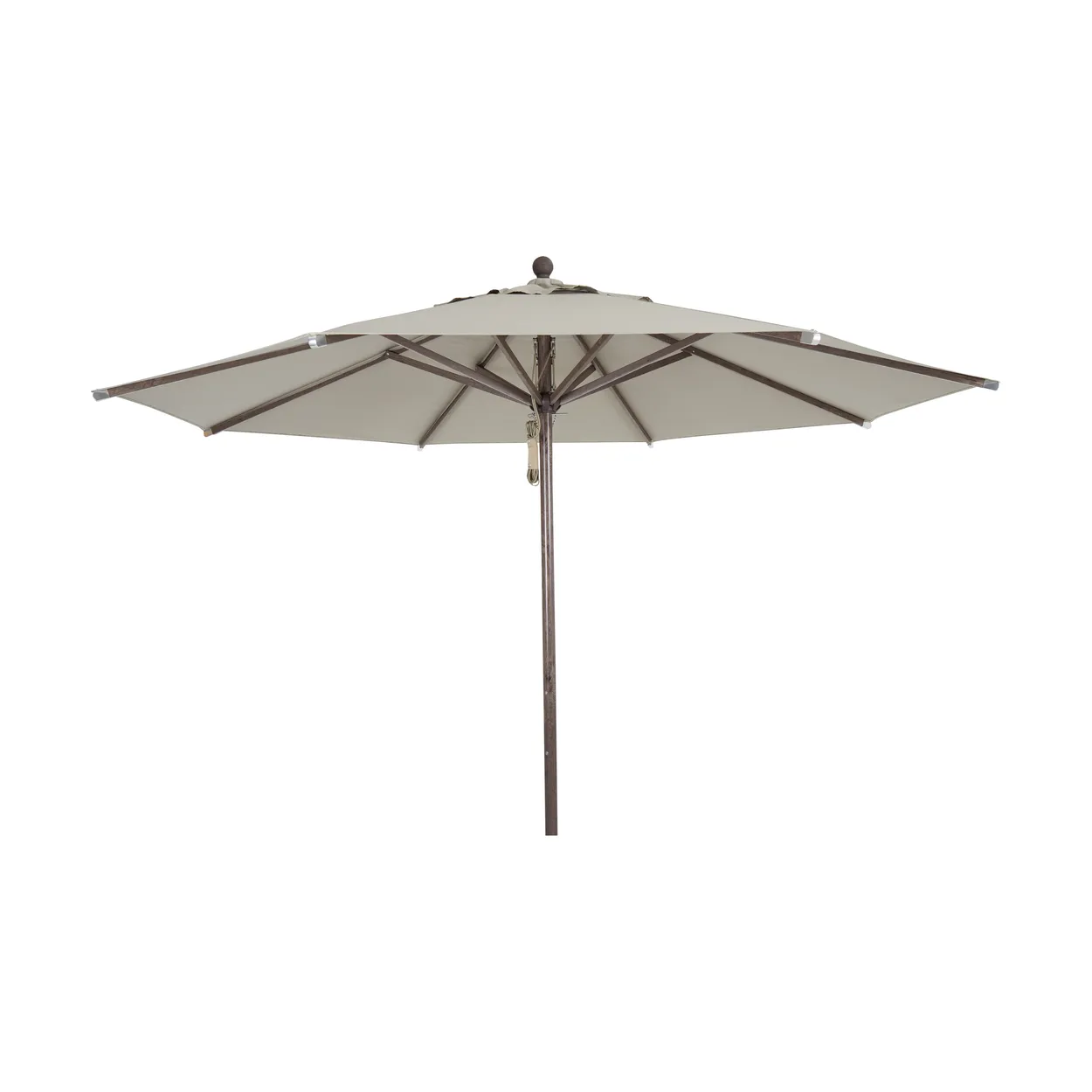 Brafab Paliano parasol Brown-taupe 350 cm | Scandinavian Design | Brown