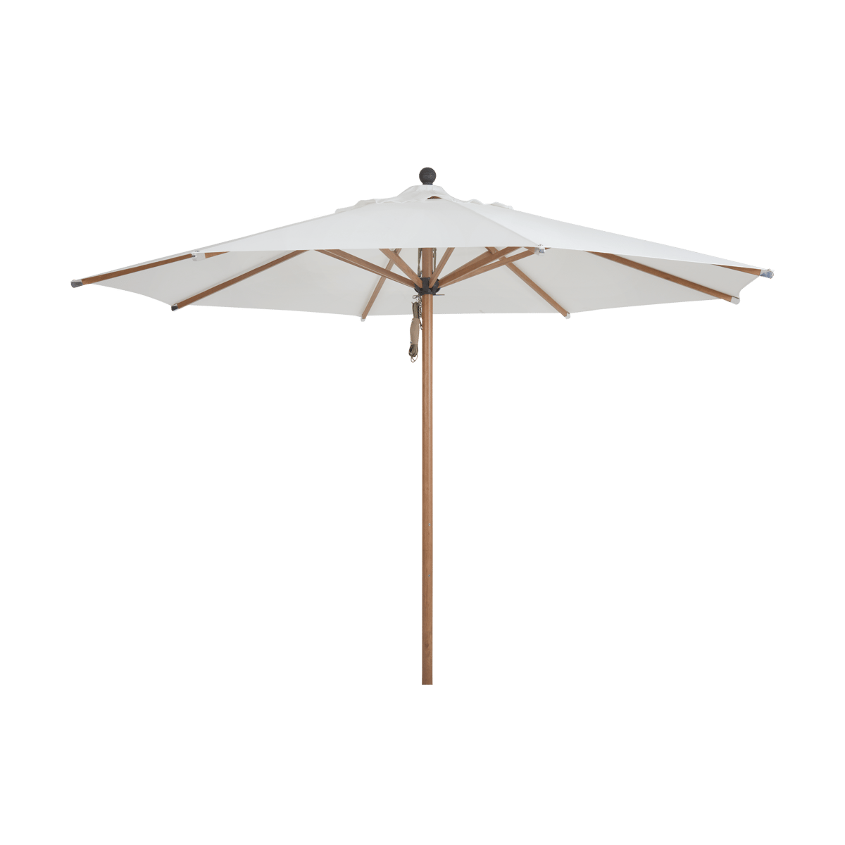 Brafab Paliano parasol Natural-white 300 cm | Scandinavian Design | Brown