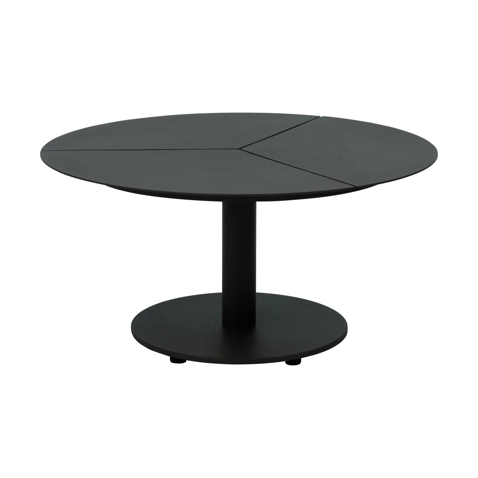 Peace coffee table, Black, Ø80x40 cm Brafab