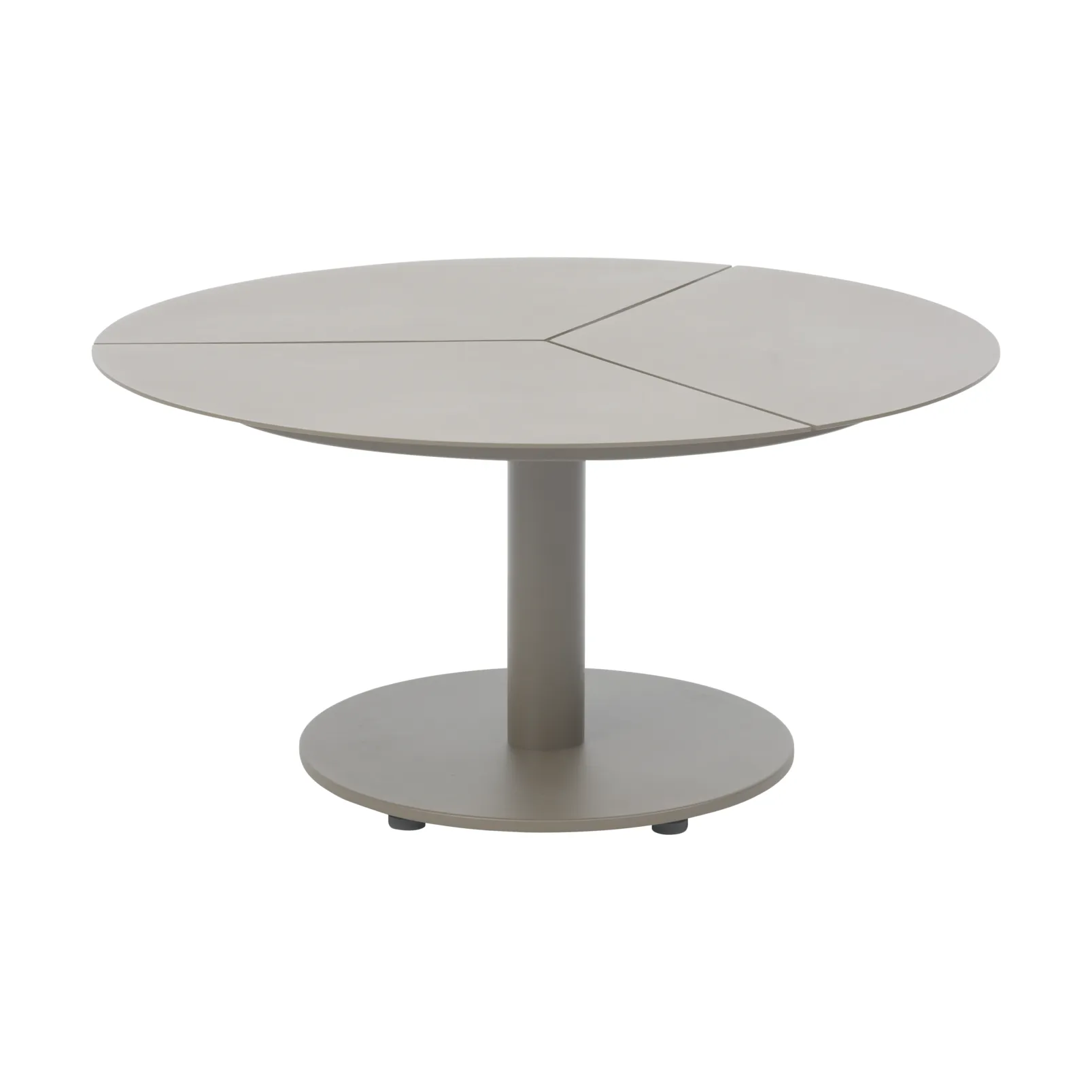 Peace coffee table, Light grey, Ø80x40 cm Brafab