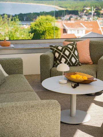 Peace coffee table - Light grey, Ø80x46 cm - Brafab