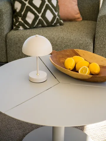 Peace coffee table - Light grey, Ø80x46 cm - Brafab