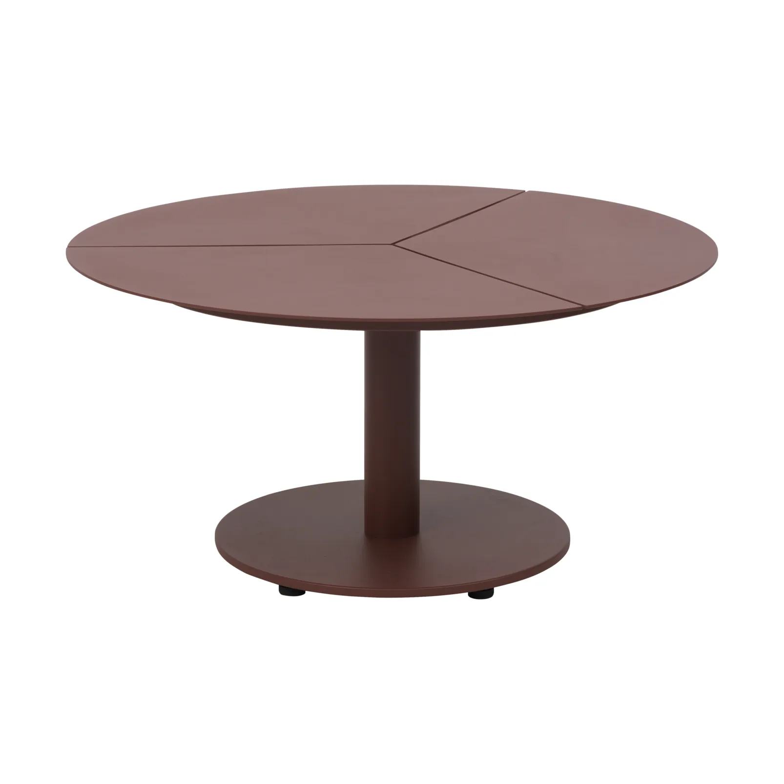 Peace coffee table, Zin red, Ø80x40 cm Brafab