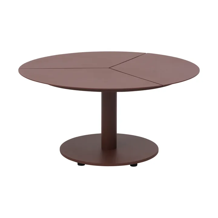 Peace coffee table - Zin red, Ø80x40 cm - Brafab