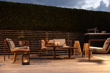 Peace coffee table - Zin red, Ø80x40 cm - Brafab