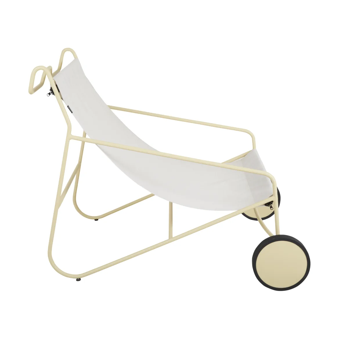 Poul Chair lounge armchair, Lemon-off white Brafab