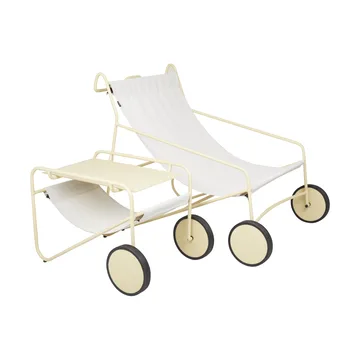 Poul Table side table - Lemon-off white, 72x44 cm - Brafab