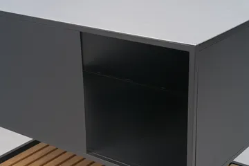 Prep outdoor kitchen base cabinet 110x90x70 cm - Black - Brafab