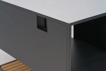 Prep outdoor kitchen base cabinet 110x90x70 cm - Black - Brafab